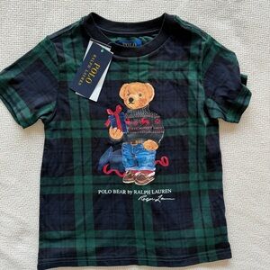 Polo Ralph Lauren Polo Bear Tee NWT | Plaid  | Cozy Classic